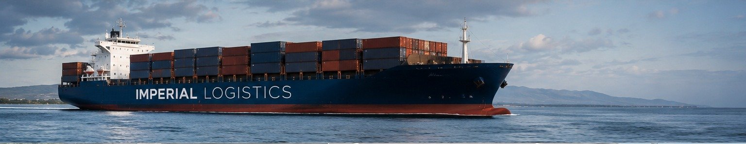 Imperial Logistics container ship for ocean freight